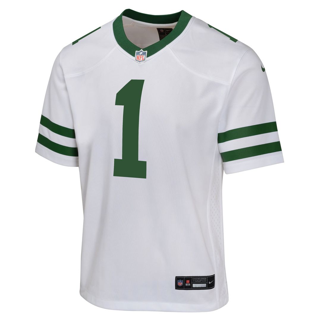 Ahmad Sauce Gardner New York Jets Nike Youth Game Jersey - White