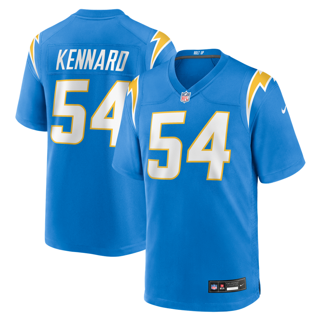 Kyle Kennard Los Angeles Chargers Nike Team Game Jersey -  Powder Blue