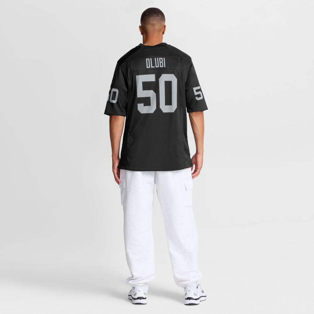 Segun Olubi Las Vegas Raiders Nike Team Game Jersey -  Black