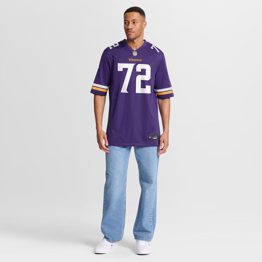 Ryan Van Demark Minnesota Vikings Nike Team Game Jersey -  Purple