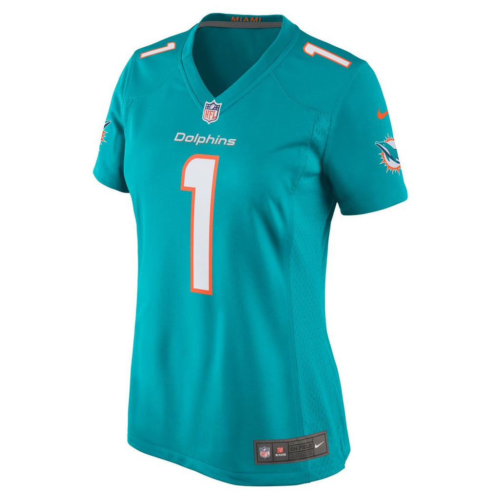 Tua Tagovailoa Miami Dolphins Nike Women's  Game Jersey -  Aqua