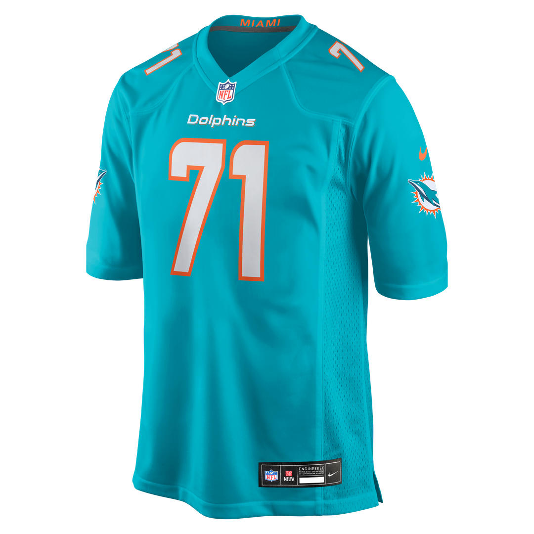 Kion Smith Miami Dolphins Nike  Game Jersey -  Aqua