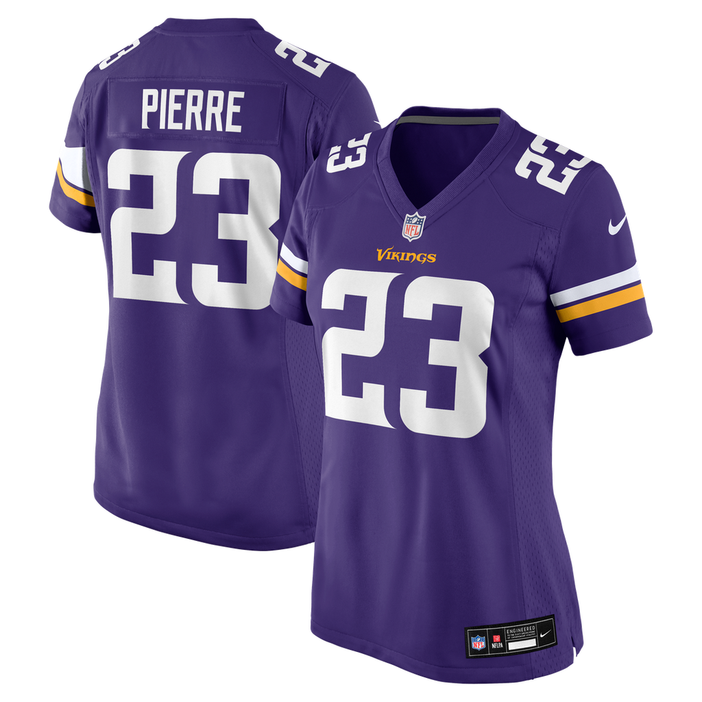 James Pierre Minnesota Vikings Nike Women's Team Game Jersey -  Purple