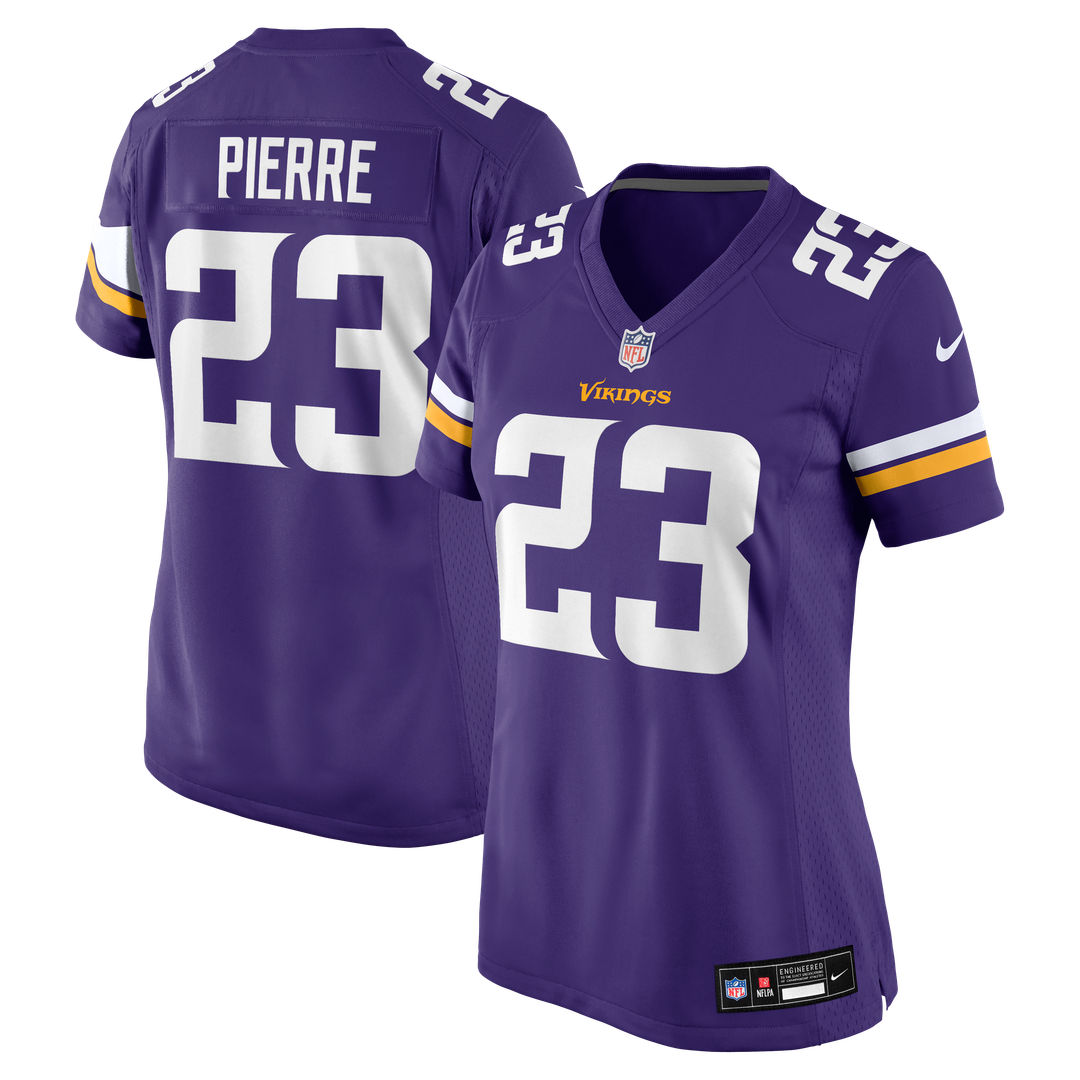 James Pierre Minnesota Vikings Nike Women's Team Game Jersey -  Purple