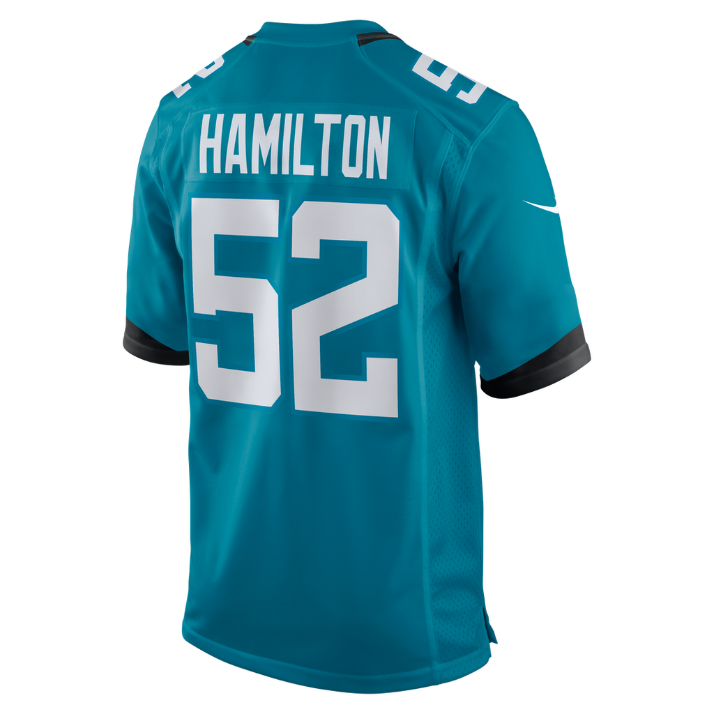 DaVon Hamilton Jacksonville Jaguars Nike Game Jersey - Black