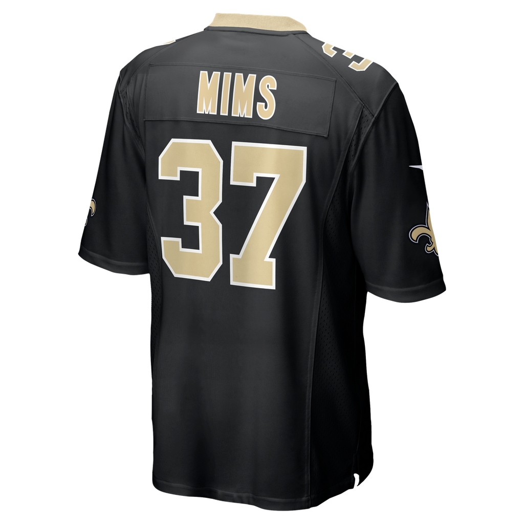 Jordan Mims New Orleans Saints Nike Team Game Jersey -  Black
