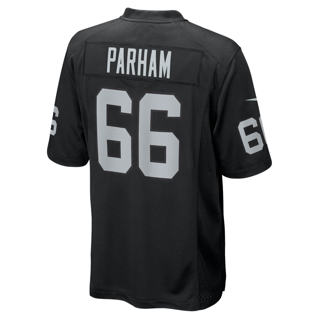 Dylan Parham Las Vegas Raiders Nike Game Player Jersey - Black