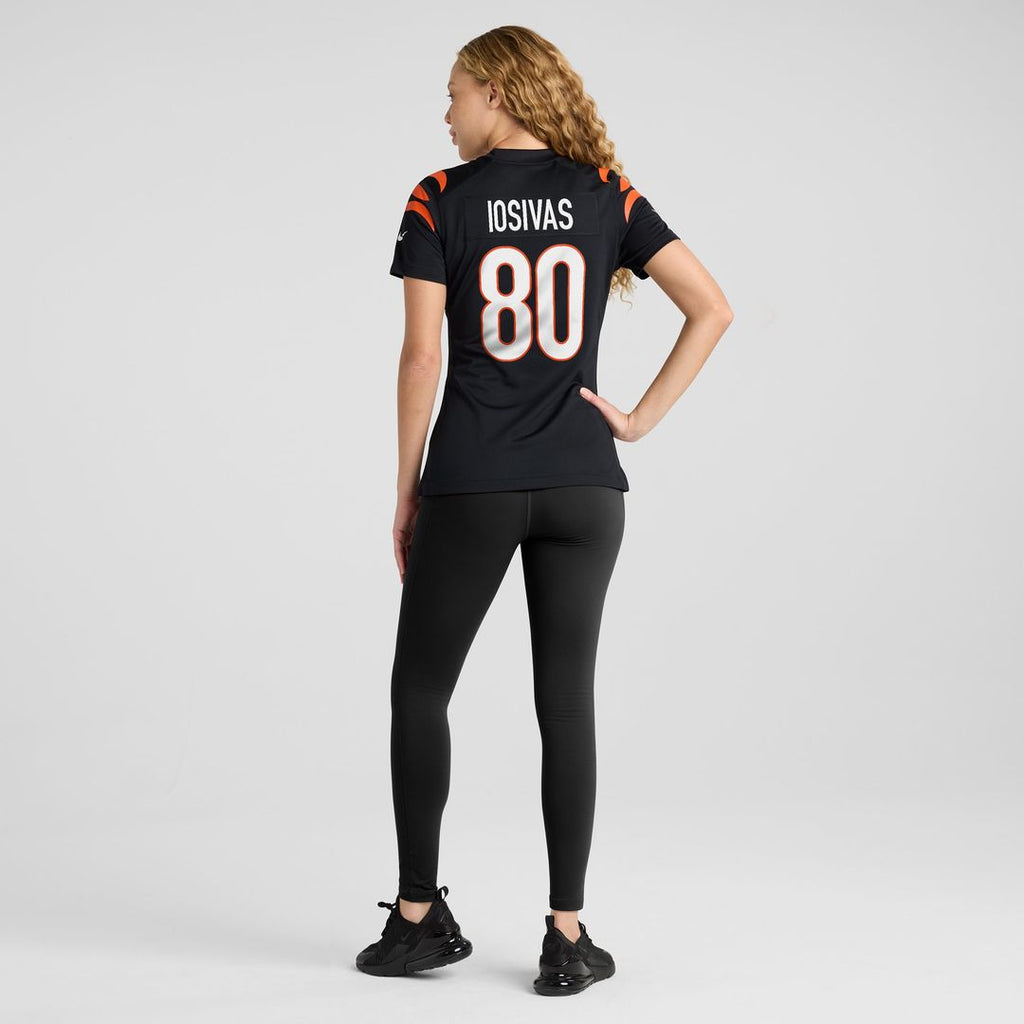 Andrei Iosivas Cincinnati Bengals Nike Women's Team Game Jersey -  Black