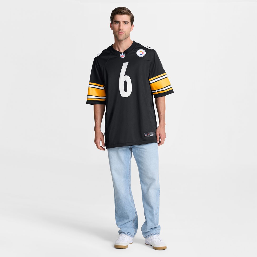 Patrick Queen Pittsburgh Steelers Nike Game Player Jersey - Black
