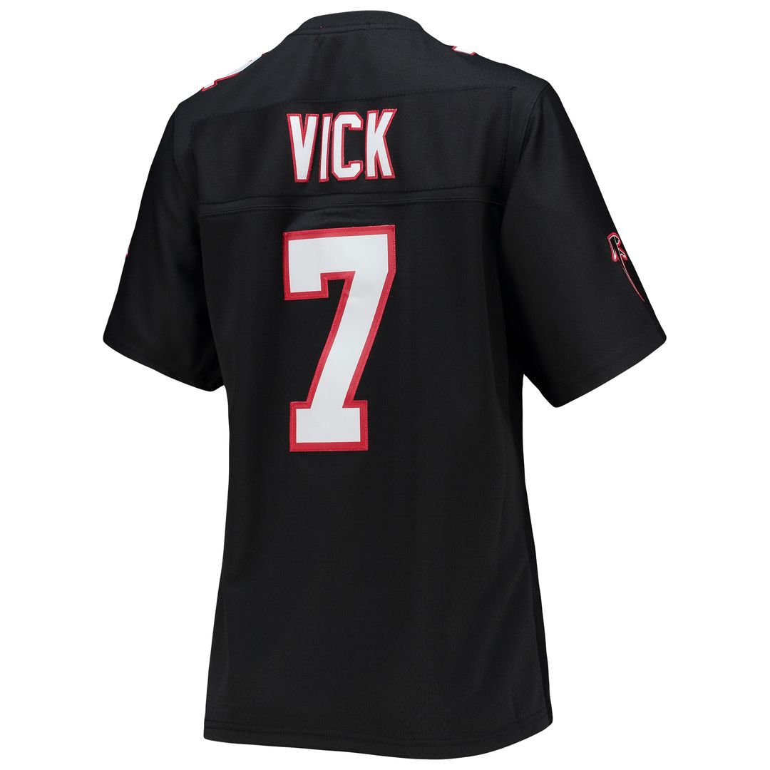 Michael Vick Atlanta Falcons Mitchell & Ness Women's Legacy Replica Player Jersey - Black