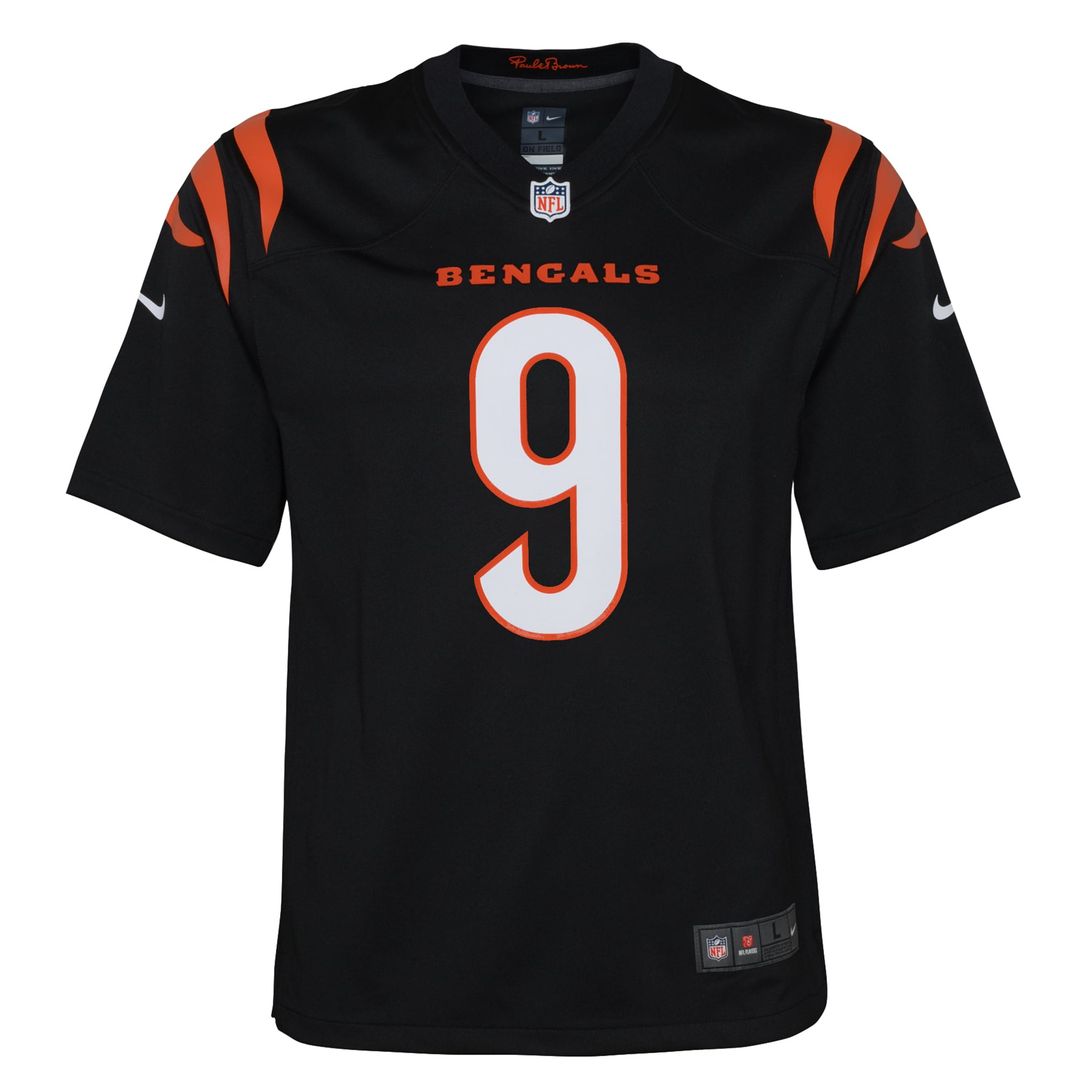Joe Burrow Cincinnati Bengals Nike Youth Game Jersey - Orange