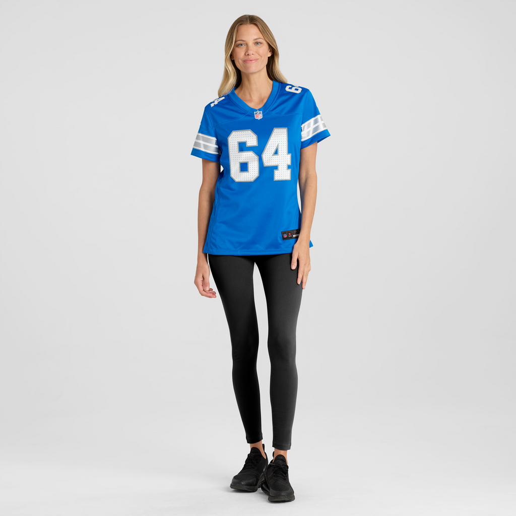 Cade Mays Detroit Lions Nike Women's Team Game Jersey -  Blue