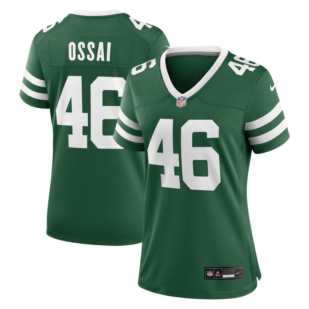 Joseph Ossai New York Jets Nike Women's Team Game Jersey - Legacy Green