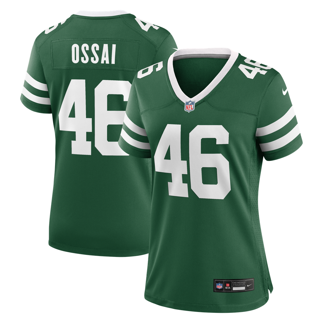 Joseph Ossai New York Jets Nike Women's Team Game Jersey - Legacy Green