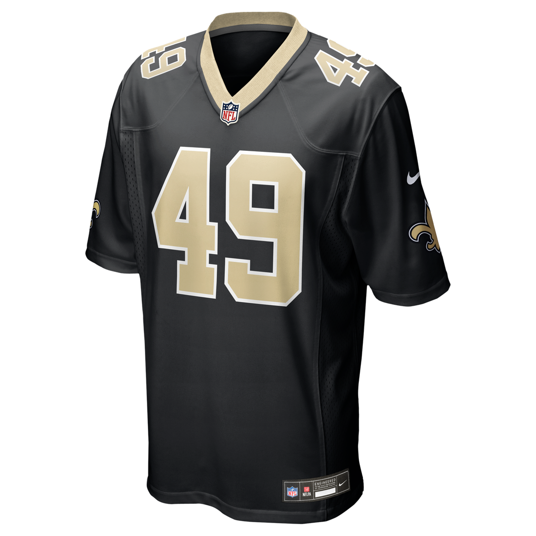 Zach Wood New Orleans Saints Nike Game Jersey - Black