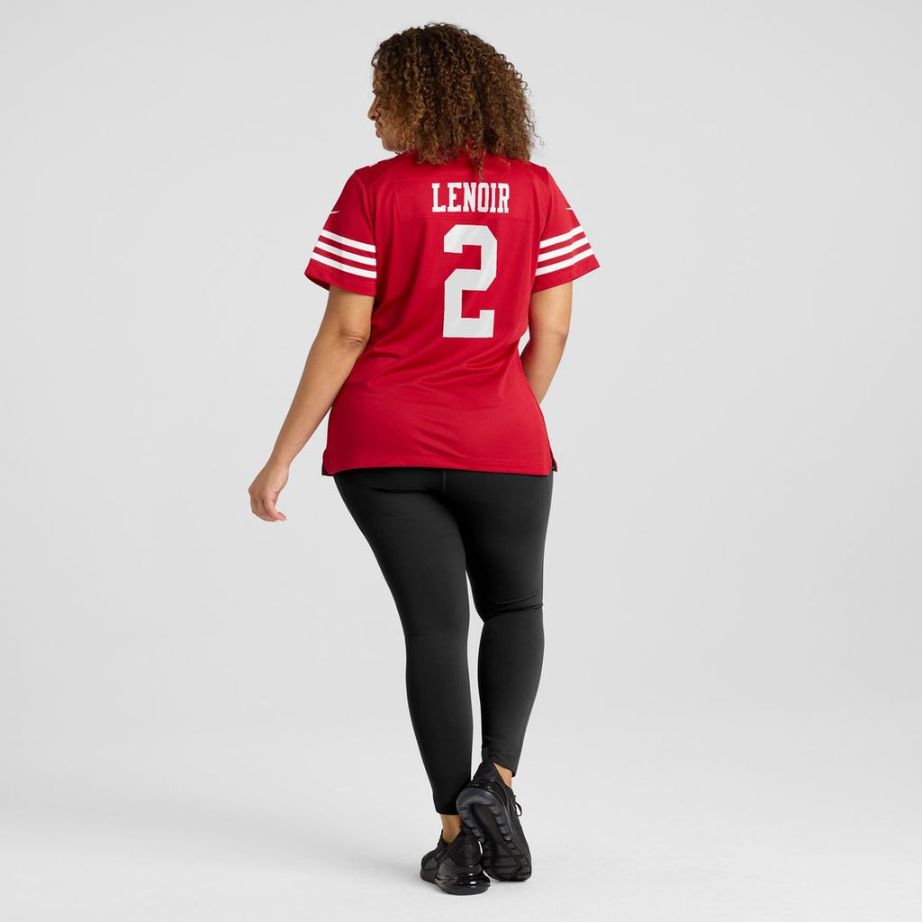 Deommodore Lenoir San Francisco 49ers Nike Women's  Game Jersey -  Scarlet