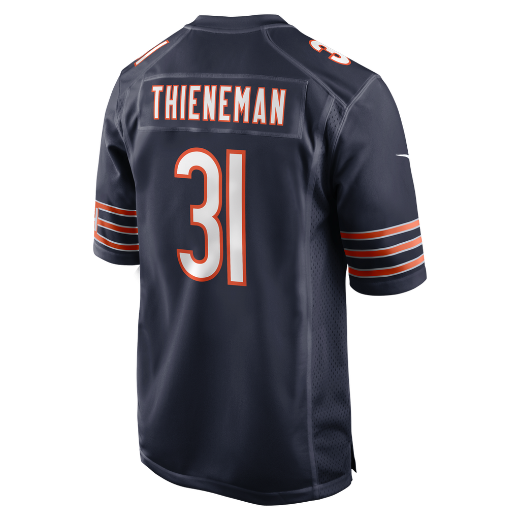 Dillon Thieneman Chicago Bears Nike 2026 NFL Draft First Round Pick No. 25 Team Game Jersey - Navy