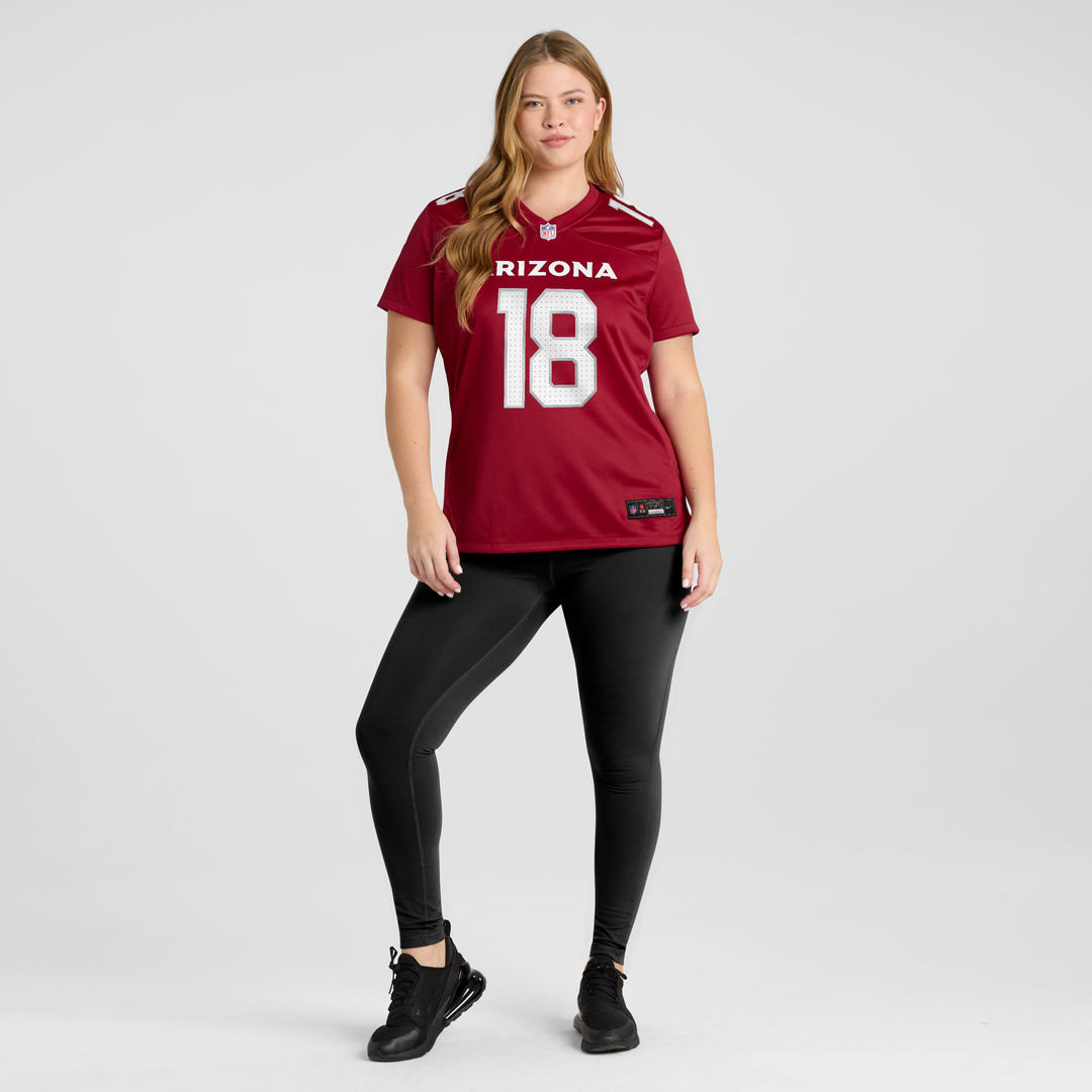 Marvin Harrison Jr. Arizona Cardinals Nike Women's  Player Game Jersey - Cardinal