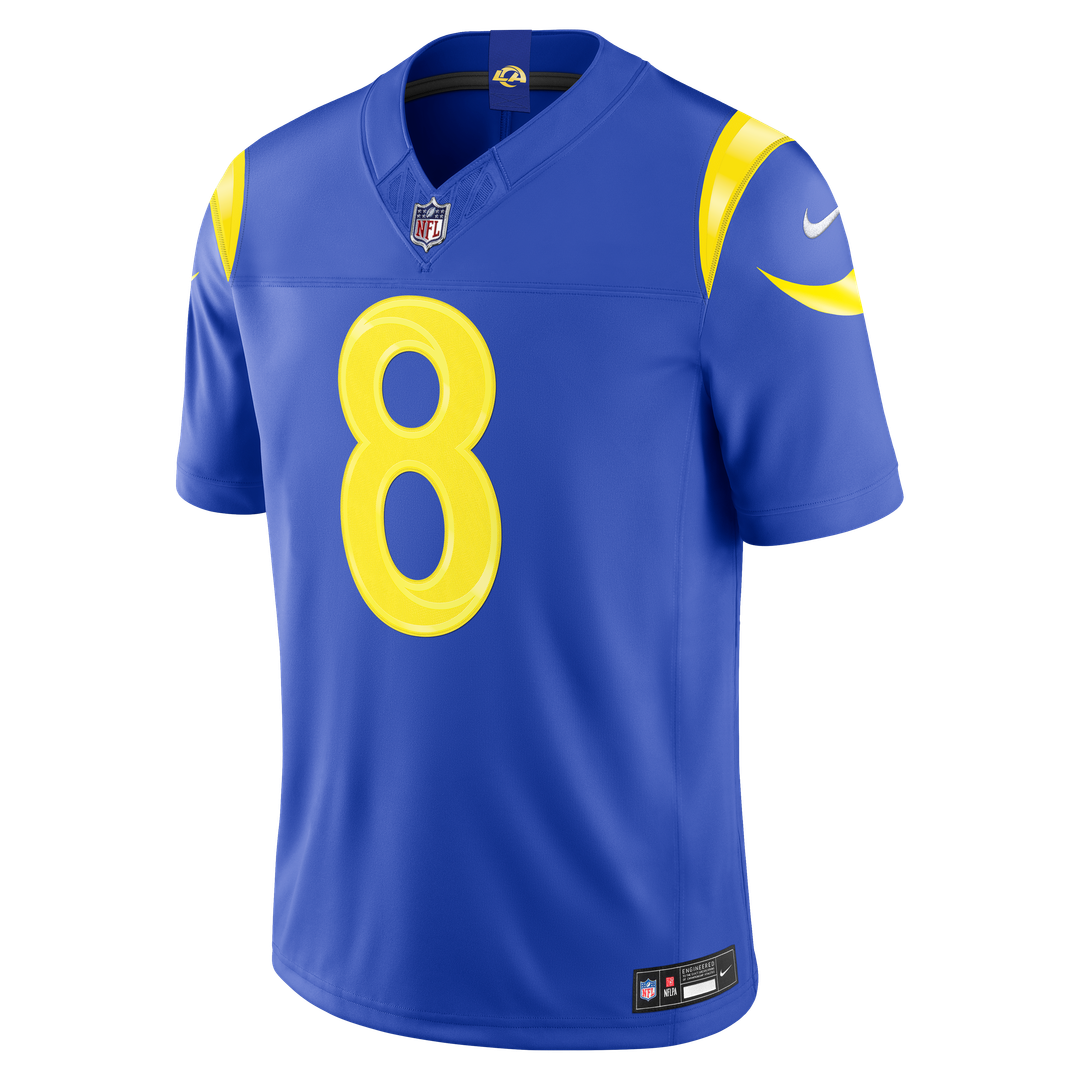 Jared Verse Los Angeles Rams Nike Vapor F.U.S.E. Stitched Limited Jersey - White