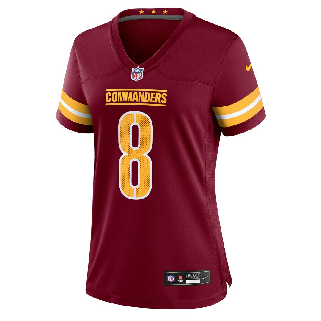 Marcus Mariota Washington Commanders Nike Women's Team Game Jersey -  Burgundy