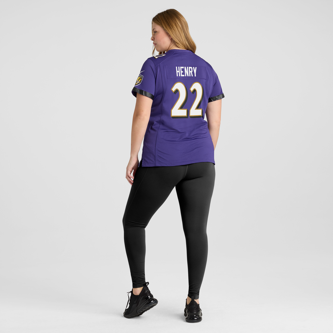 Derrick Henry Baltimore Ravens Nike Women's Game Player Jersey - Purple