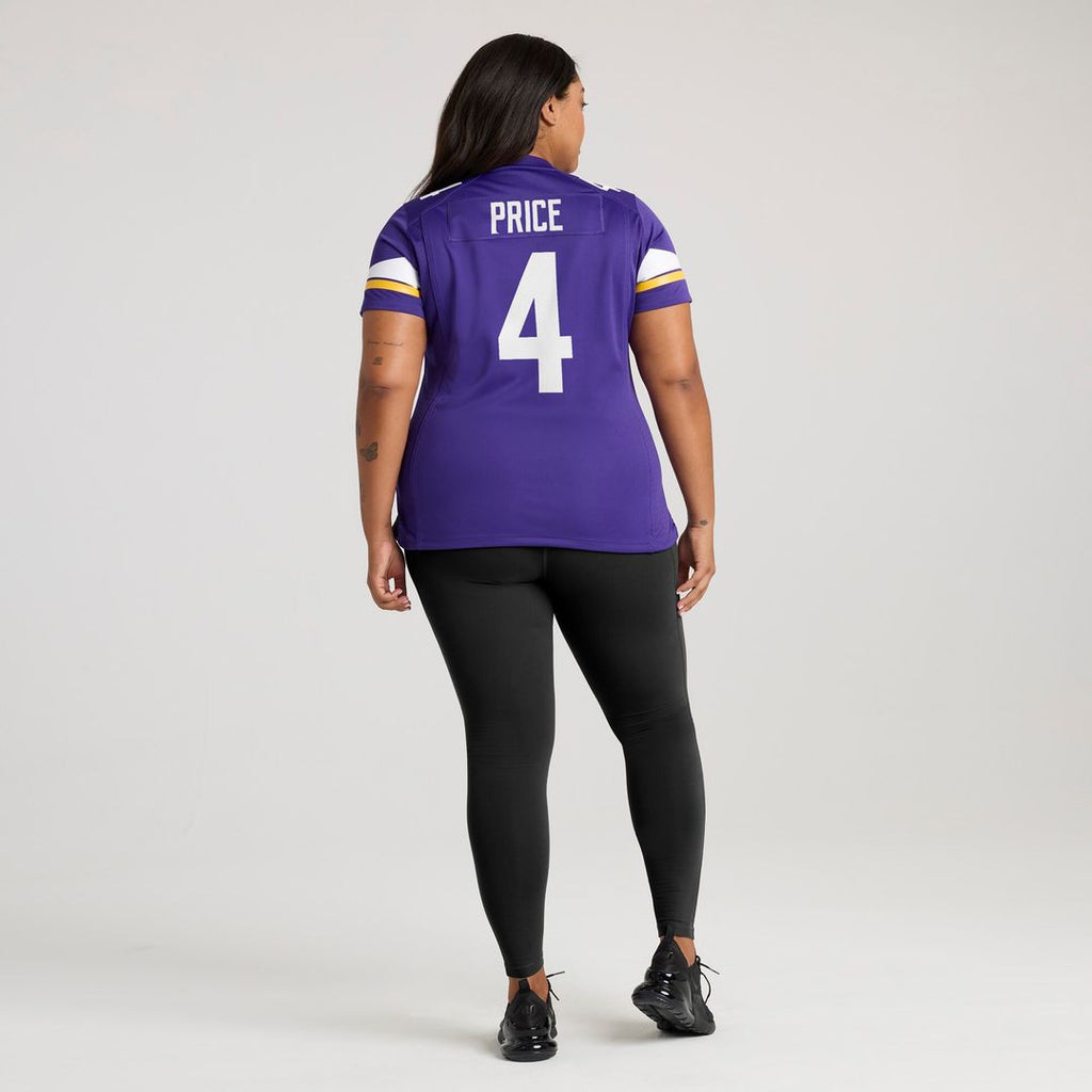 Myles Price Minnesota Vikings Nike Women's Team Game Jersey -  Purple