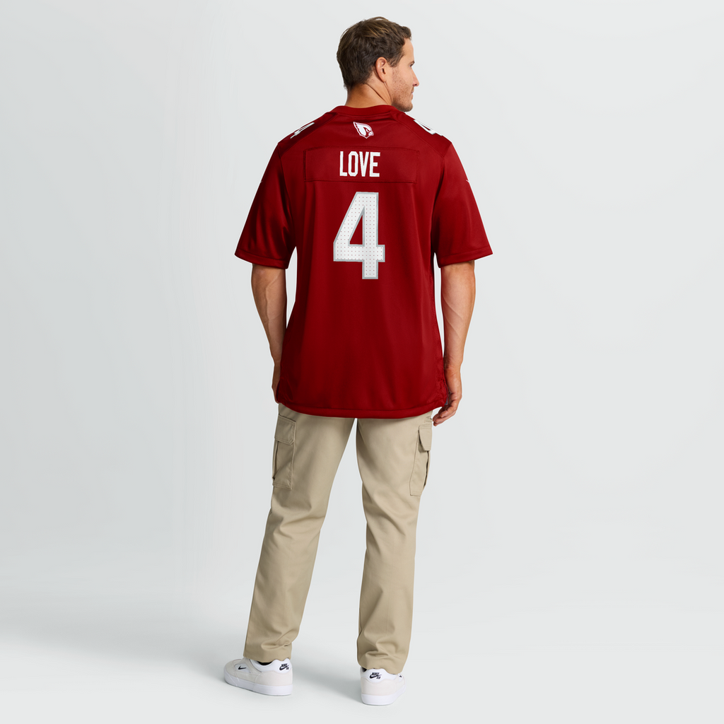 Jeremiyah Love Arizona Cardinals Nike Game Player Jersey - White