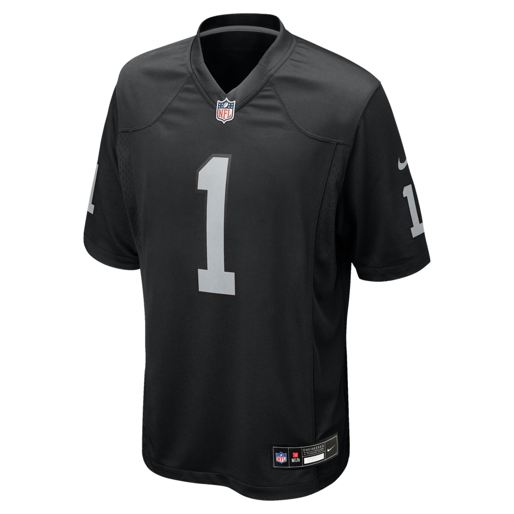 Number 1 Groom Las Vegas Raiders Nike Game Jersey - Black