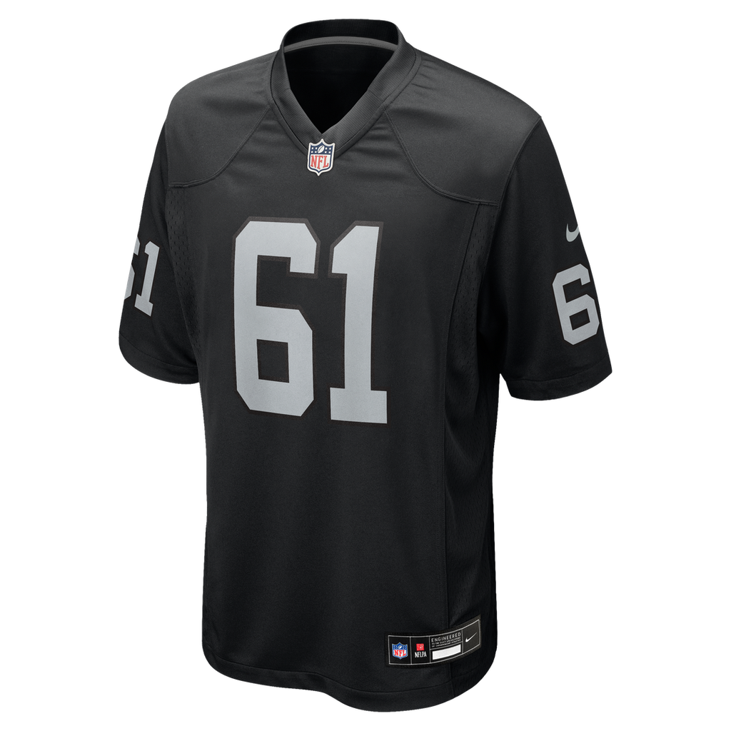 Jordan Meredith Las Vegas Raiders Nike Game Player Jersey - Black