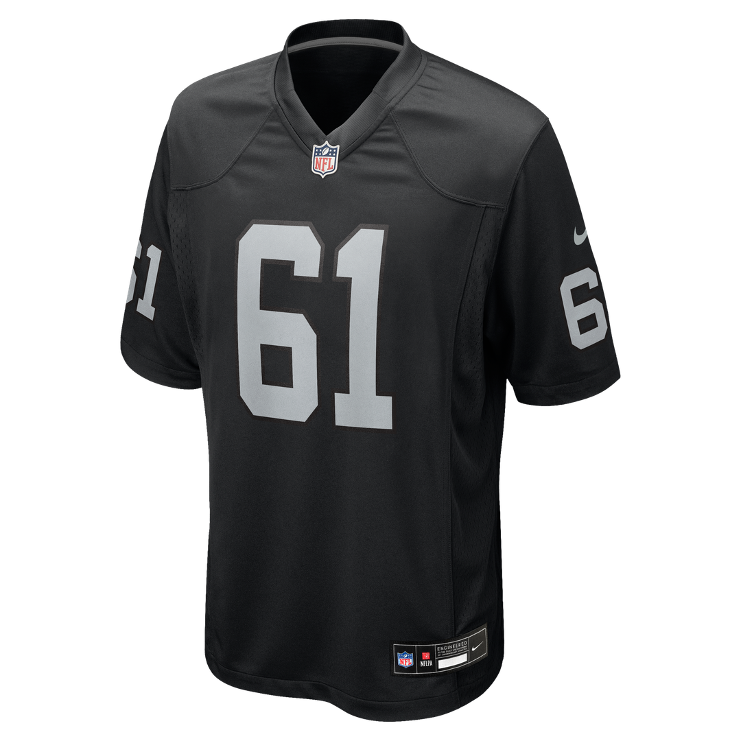 Jordan Meredith Las Vegas Raiders Nike Game Player Jersey - Black