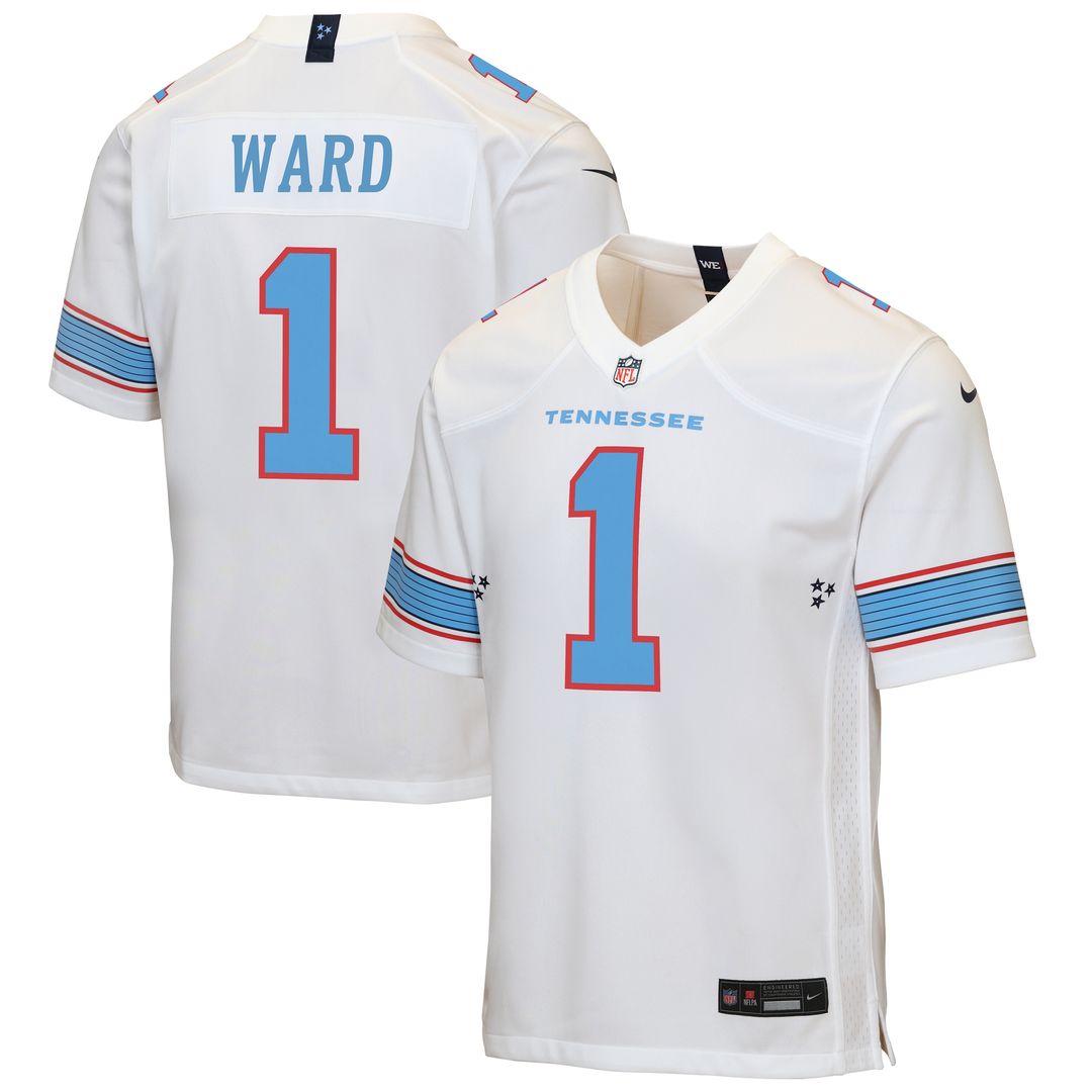 Cameron Ward Tennessee Titans Nike Youth Game Jersey - White