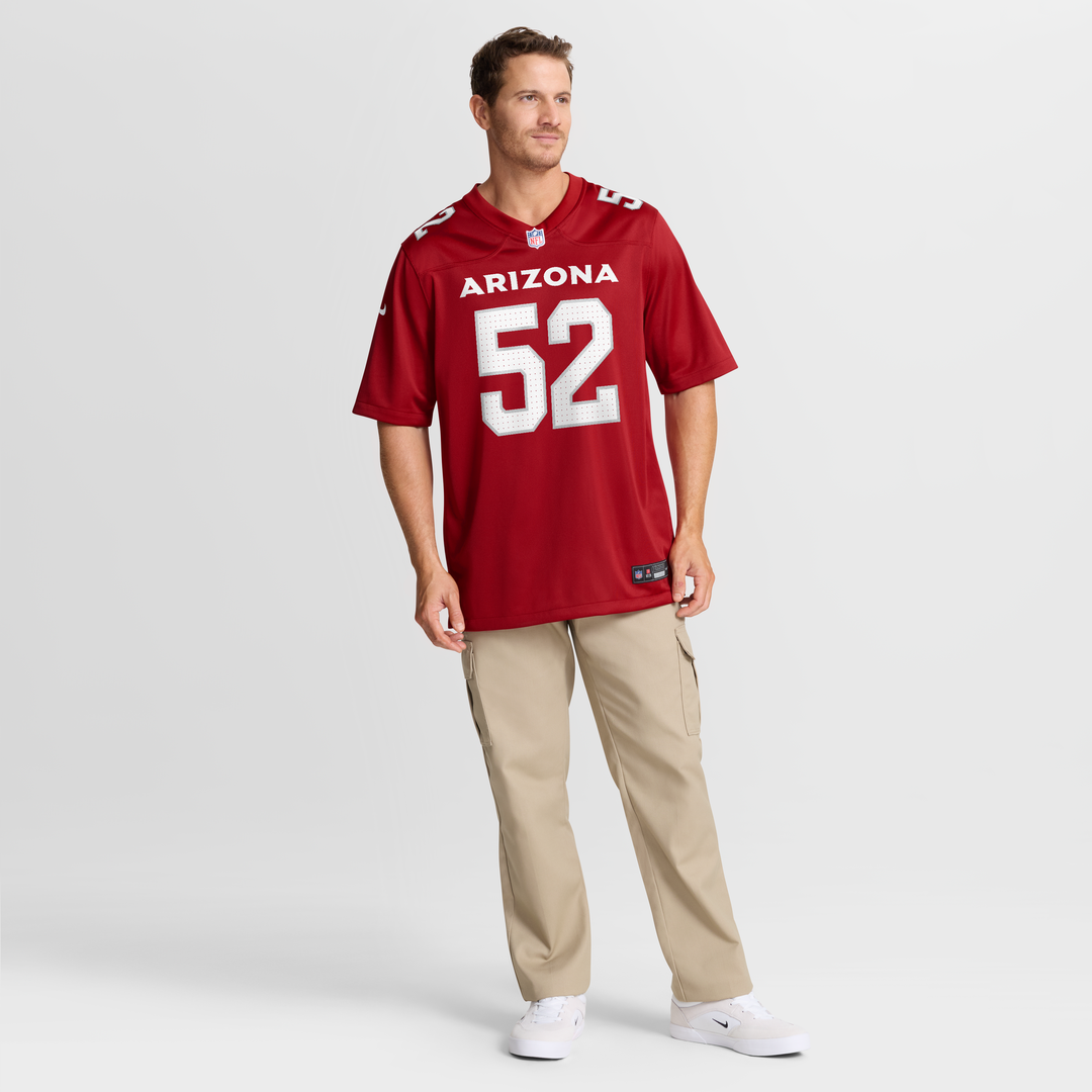 Jordan Burch Arizona Cardinals Nike Team Game Jersey -  Cardinal
