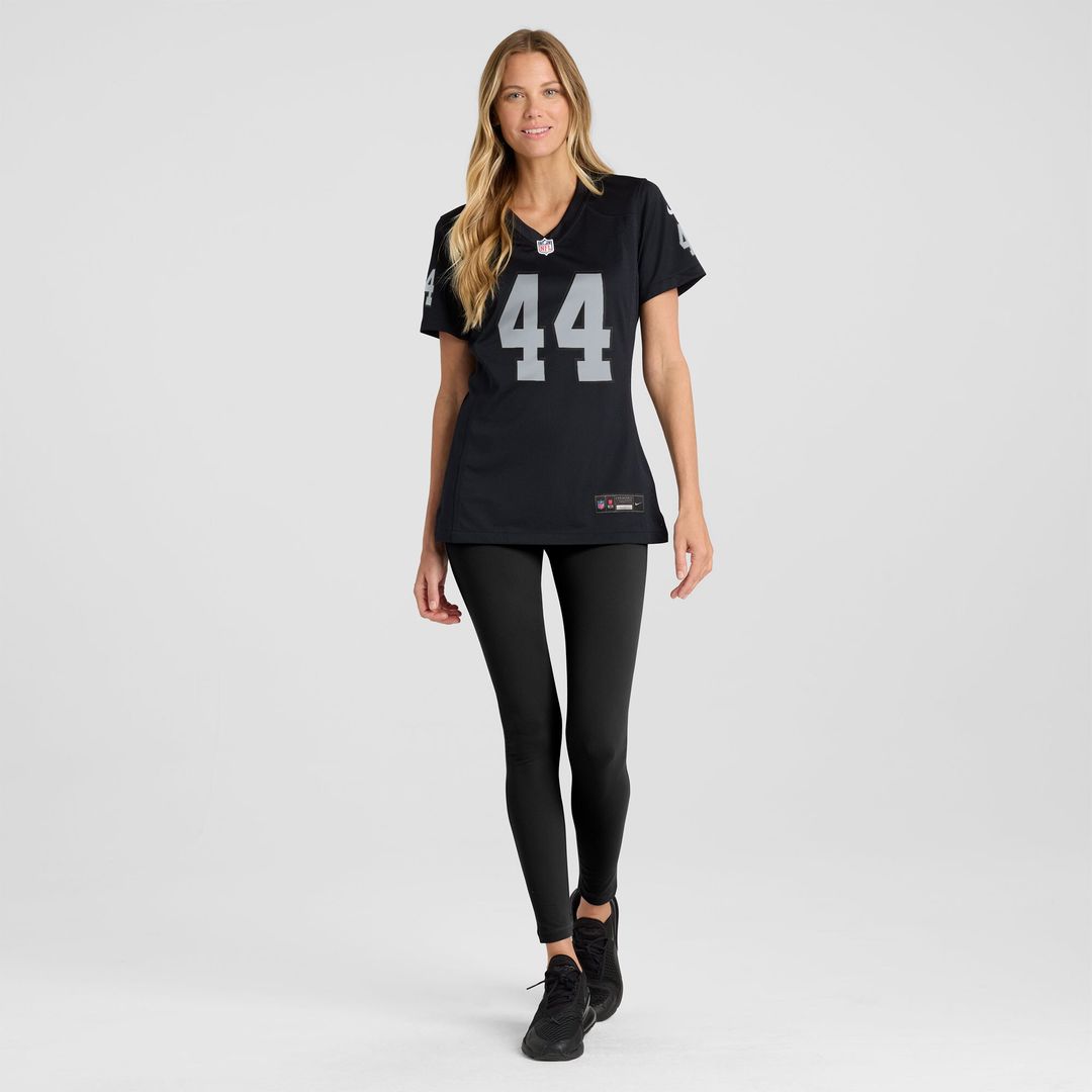 Tommy Eichenberg Las Vegas Raiders Nike Women's Team Game Jersey -  Black