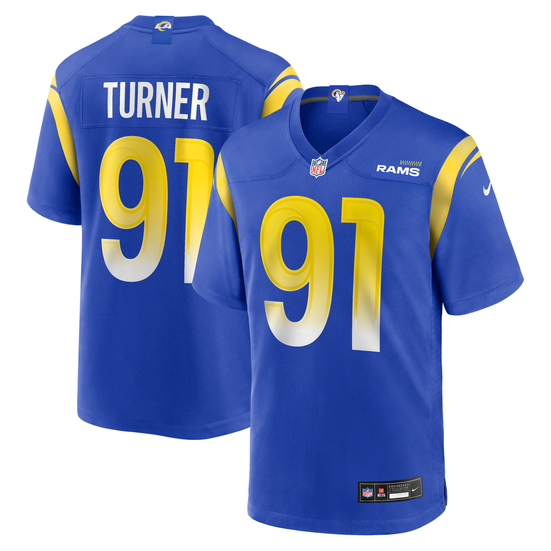 Kobie Turner Los Angeles Rams Nike Home Game Jersey - Royal