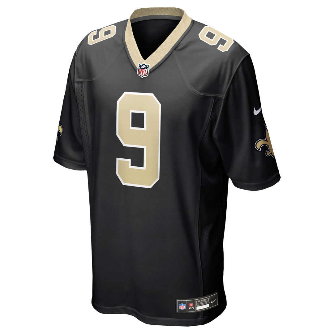 Drew Brees New Orleans Saints Nike Team Game Jersey -  Black