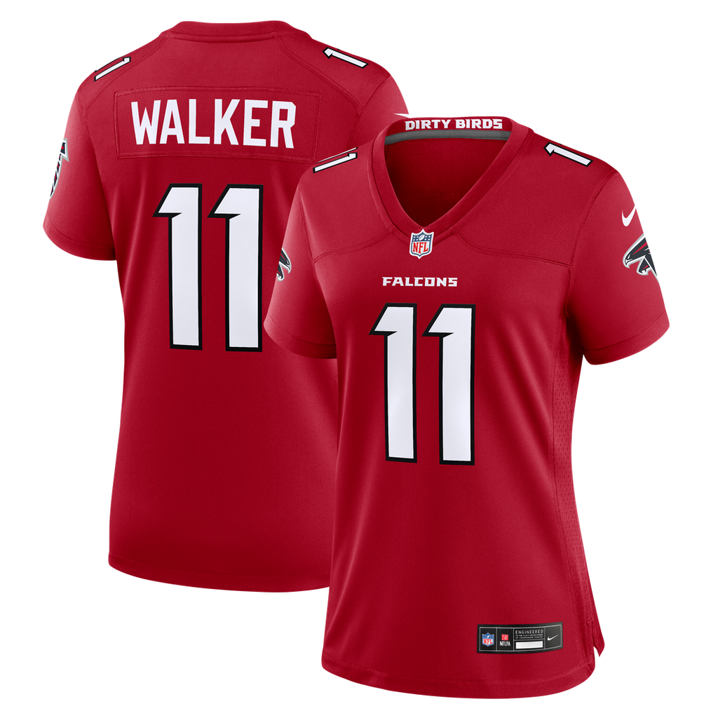 Jalon Walker Atlanta Falcons Nike Women's Game Jersey - Red