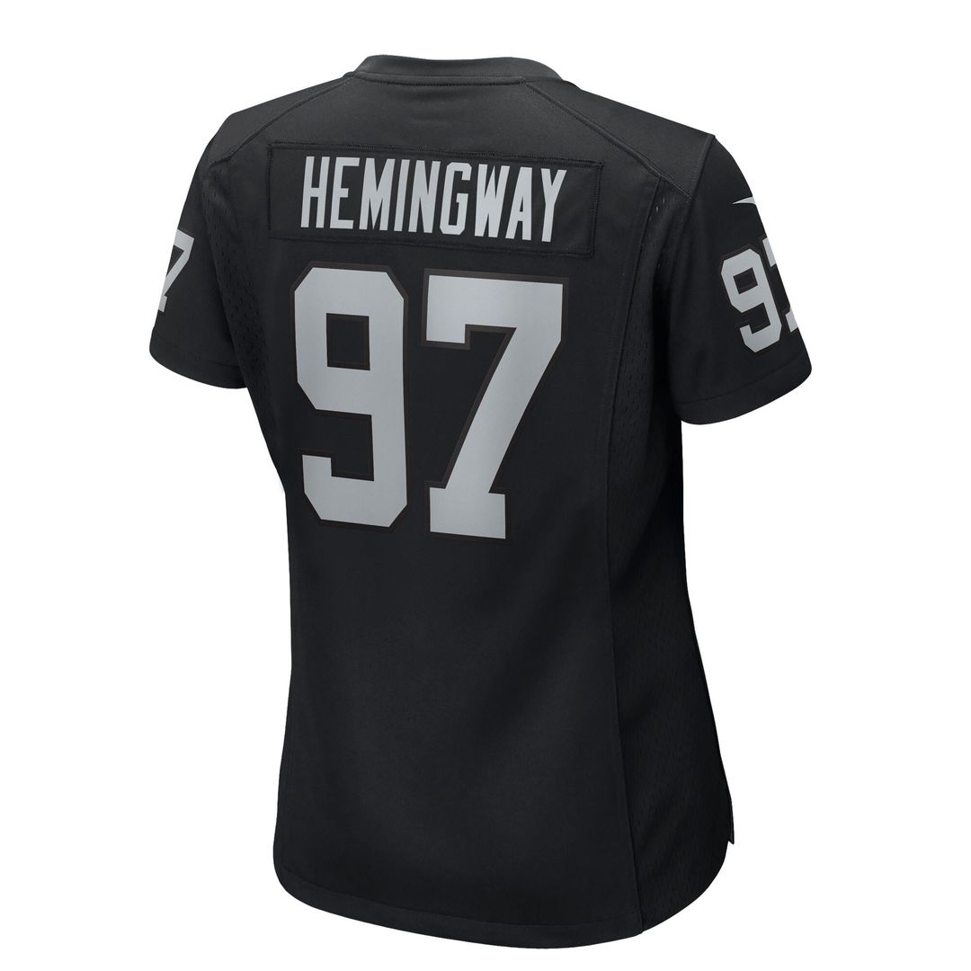 Tonka Hemingway Las Vegas Raiders Nike Women's Team Game Jersey -  Black