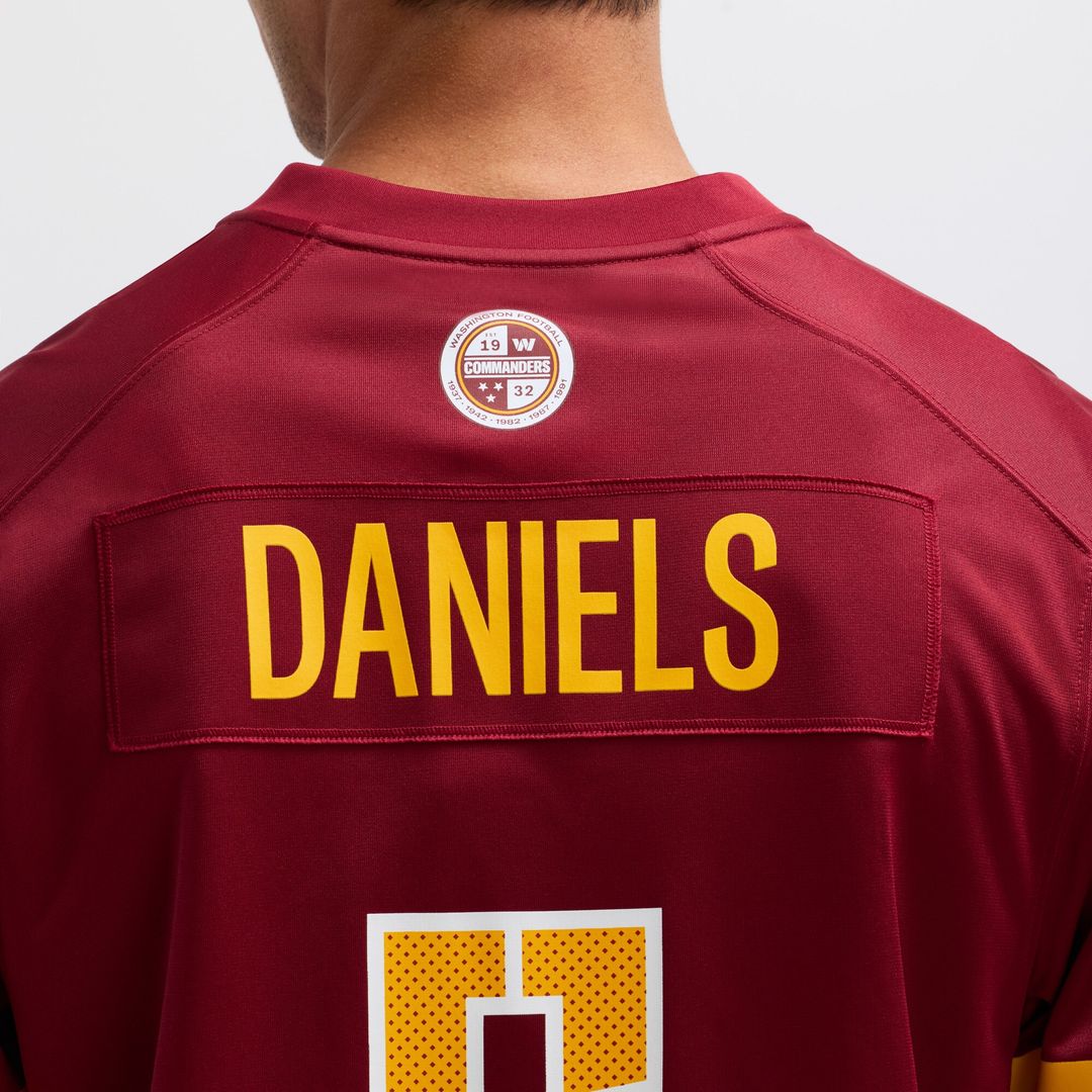 Jayden Daniels Washington Commanders Nike  Player Game Jersey - White