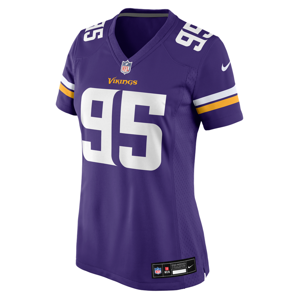 Caleb Banks Minnesota Vikings Nike Women's Team Game Jersey -  Purple