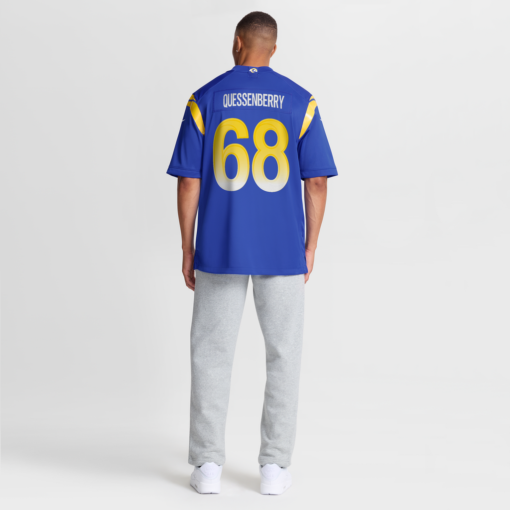 David Quessenberry Los Angeles Rams Nike Team Game Jersey -  Royal