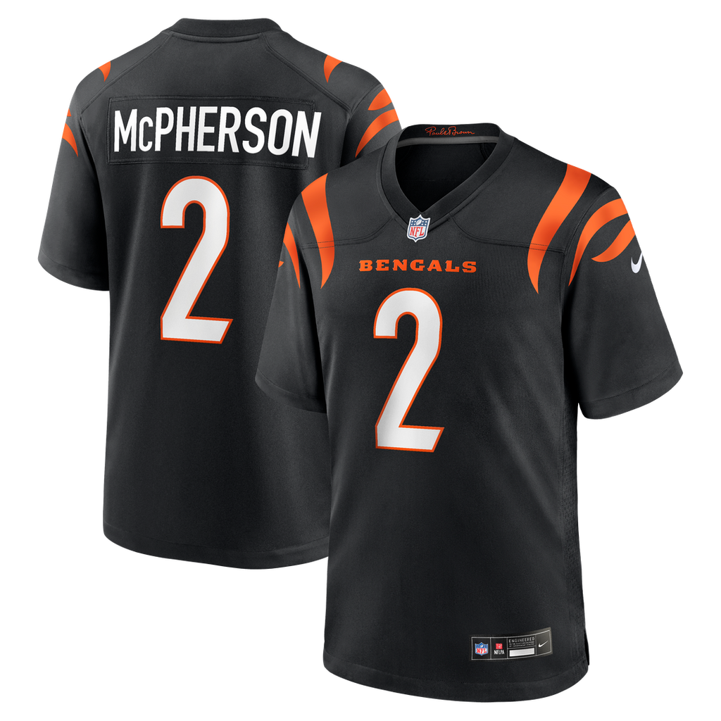 Evan McPherson Cincinnati Bengals Nike Game Jersey - Black