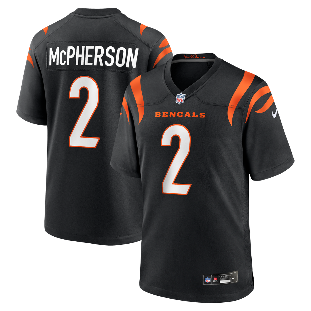 Evan McPherson Cincinnati Bengals Nike Game Jersey - Black