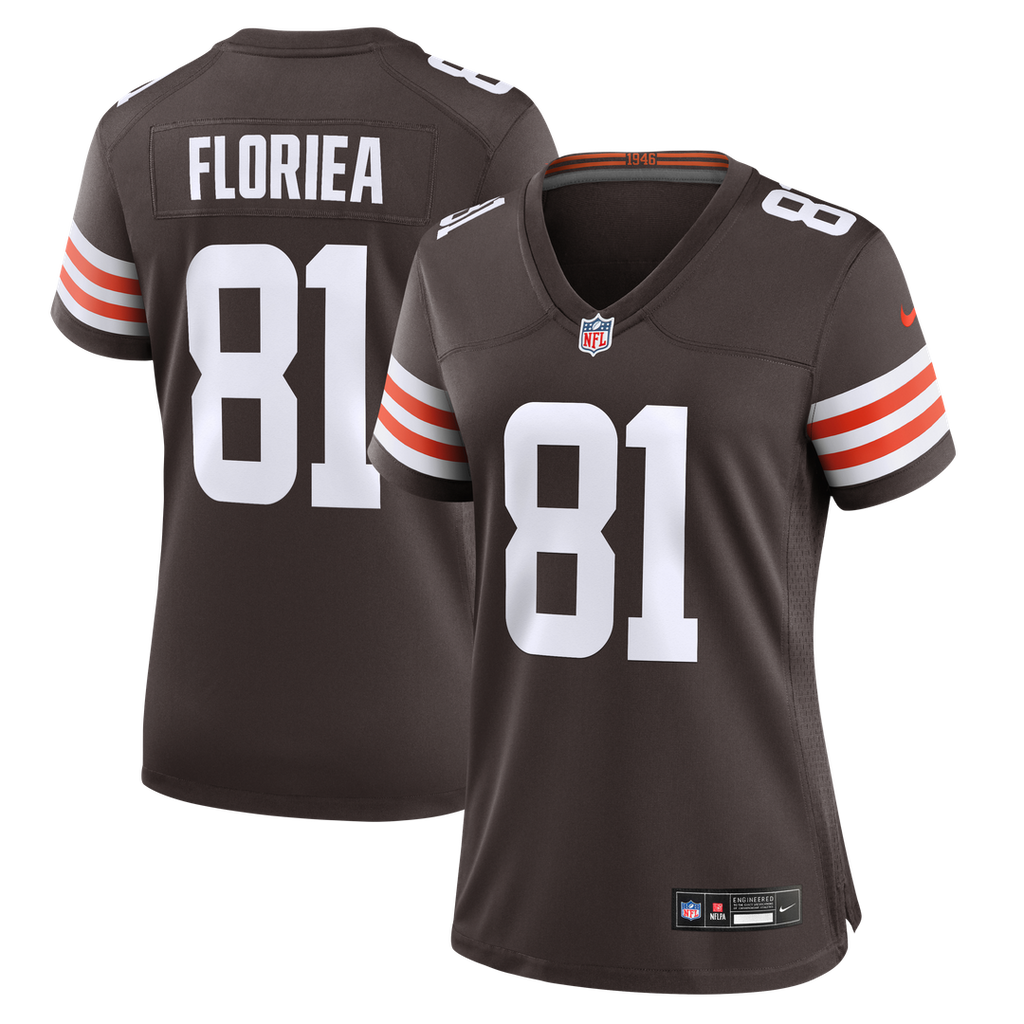 Luke Floriea Cleveland Browns Nike Women's Team Game Jersey -  Brown