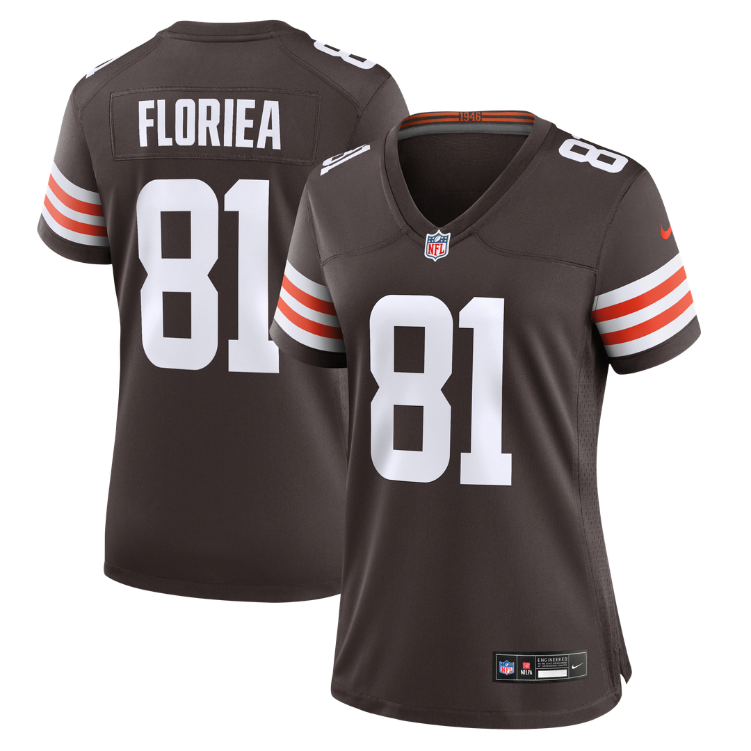 Luke Floriea Cleveland Browns Nike Women's Team Game Jersey -  Brown