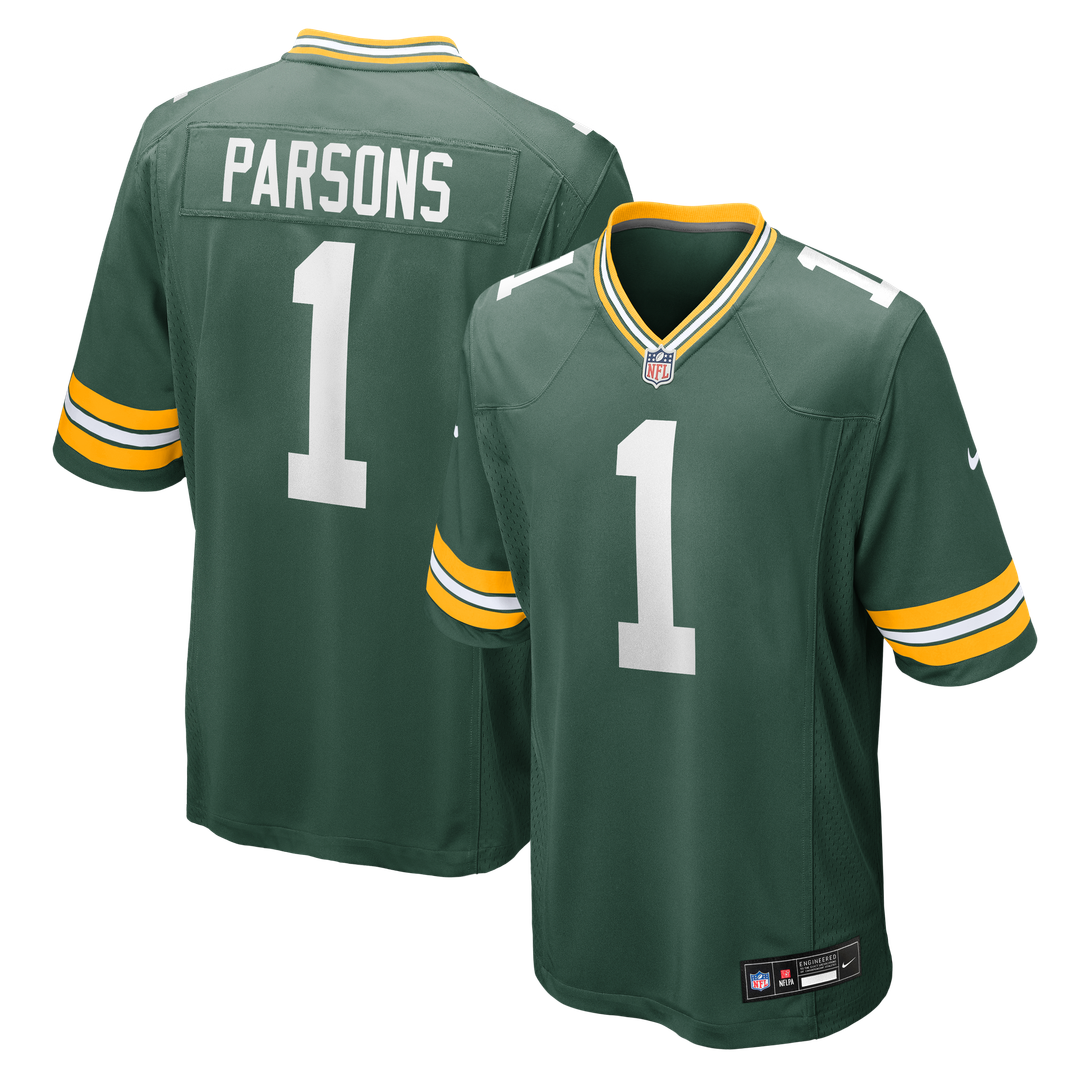 Micah Parsons Green Bay Packers Nike Game Player Jersey - Green