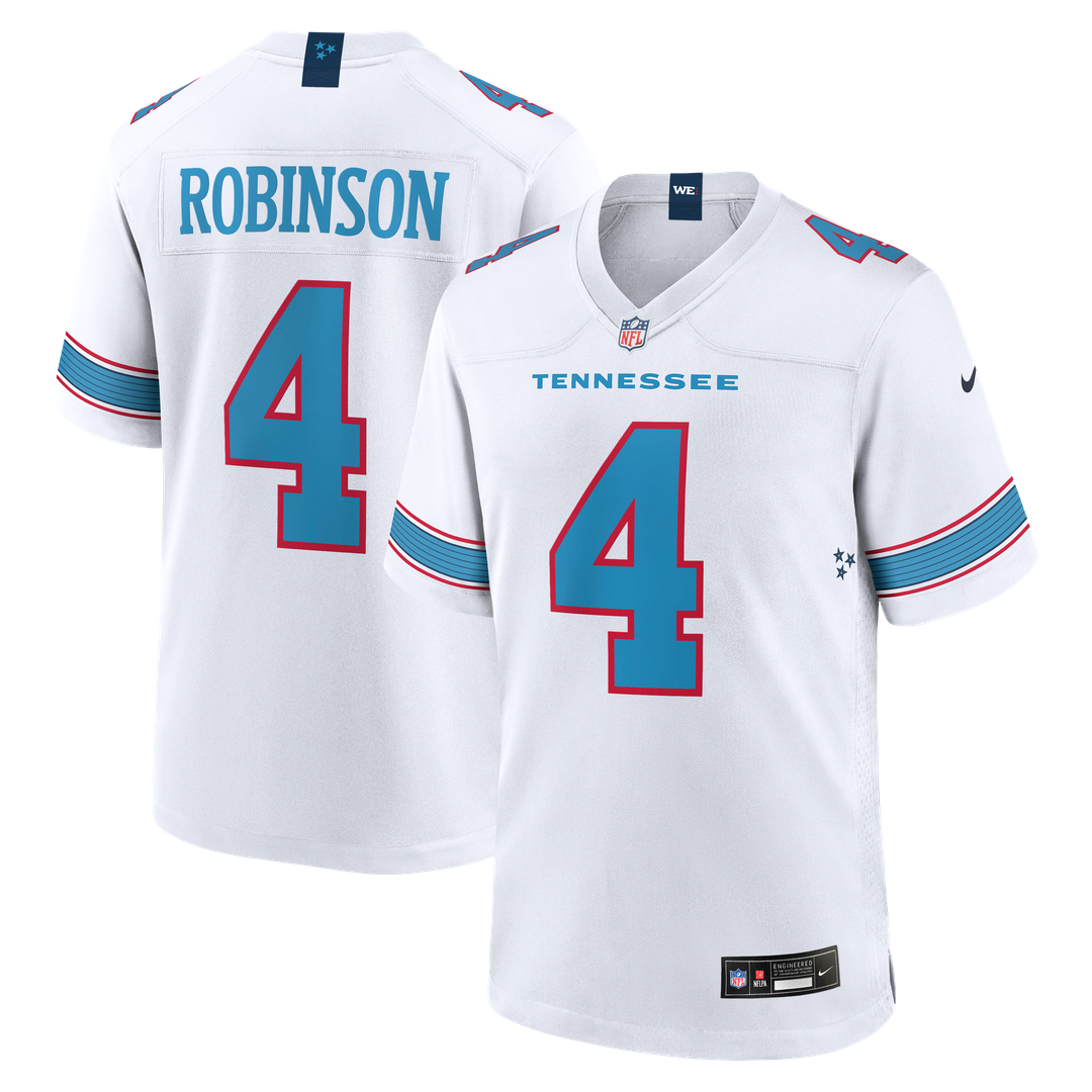 Wan'Dale Robinson Tennessee Titans Nike Game Jersey - White