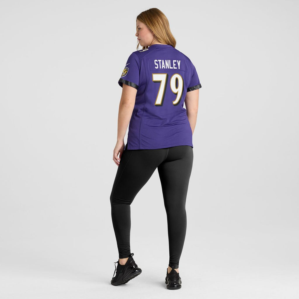 Ronnie Stanley Baltimore Ravens Nike Women's Game Jersey - Purple