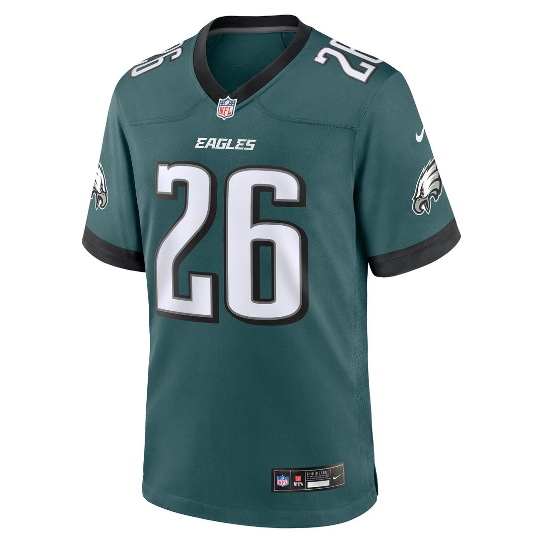Saquon Barkley Philadelphia Eagles Nike Alternate Game Jersey -  Black