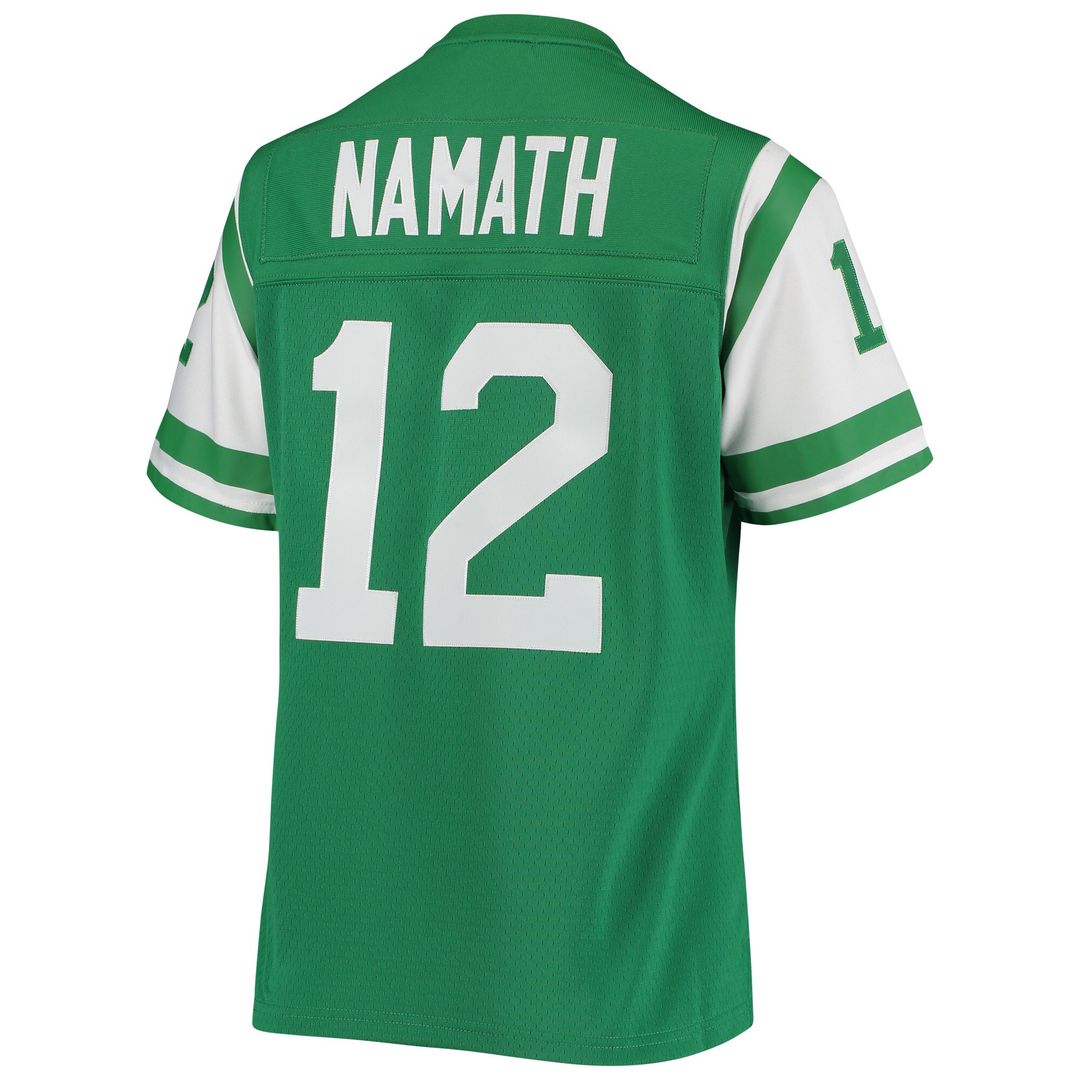 Joe Namath New York Jets Mitchell & Ness Women's 1969 Legacy Replica Jersey - Green
