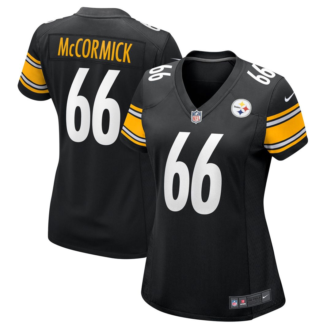 Mason McCormick Pittsburgh Steelers Nike Women's Team Game Jersey -  Black